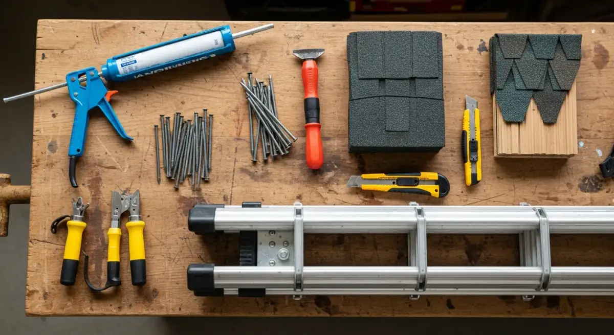 Professional flat roof maintenance tools