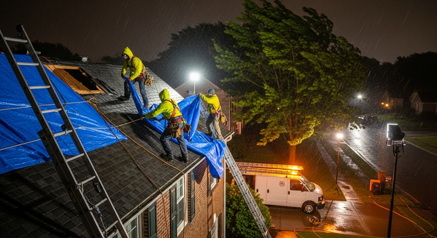 Emergency roof repair in Northern Virginia