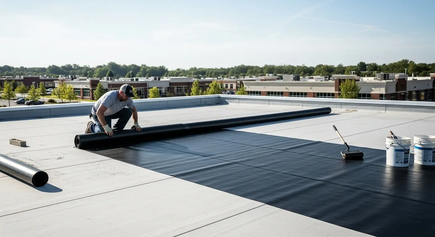 EPDM roofing installation McLean VA