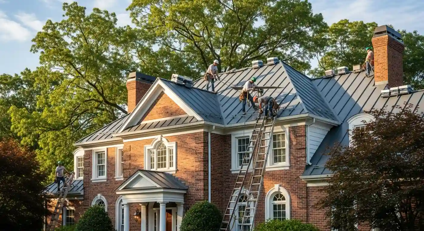 Metal roof installation Oakton VA