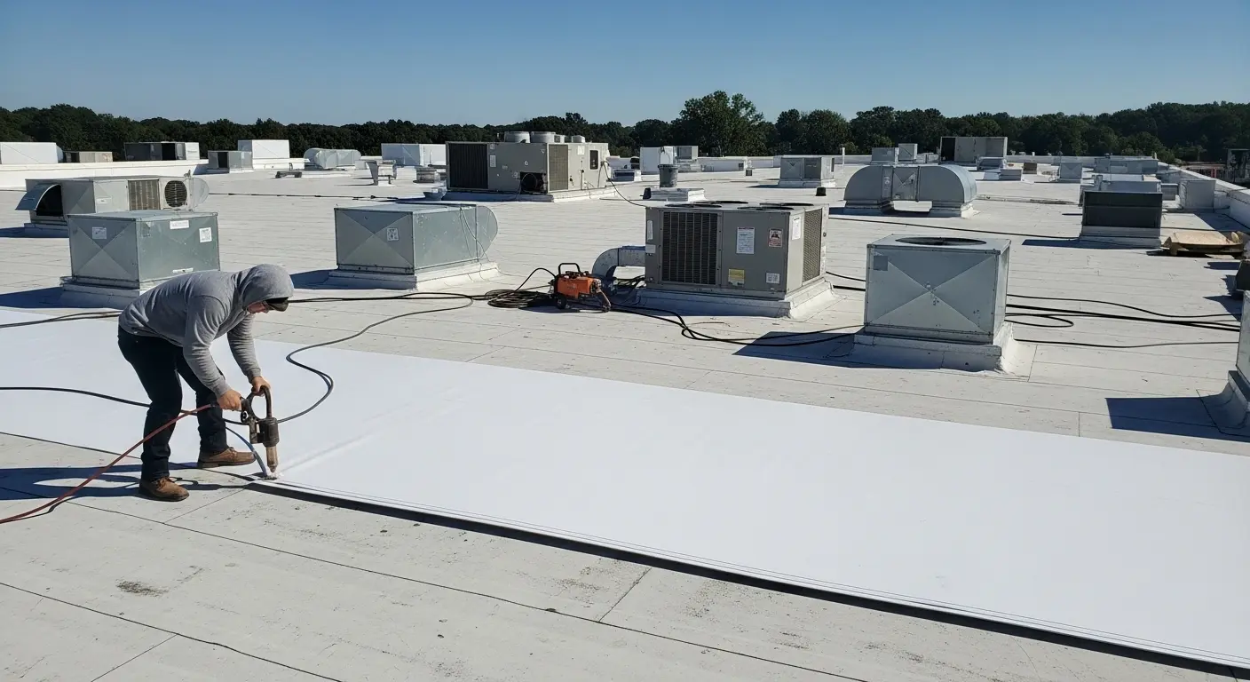 TPO roofing installation Oakton VA